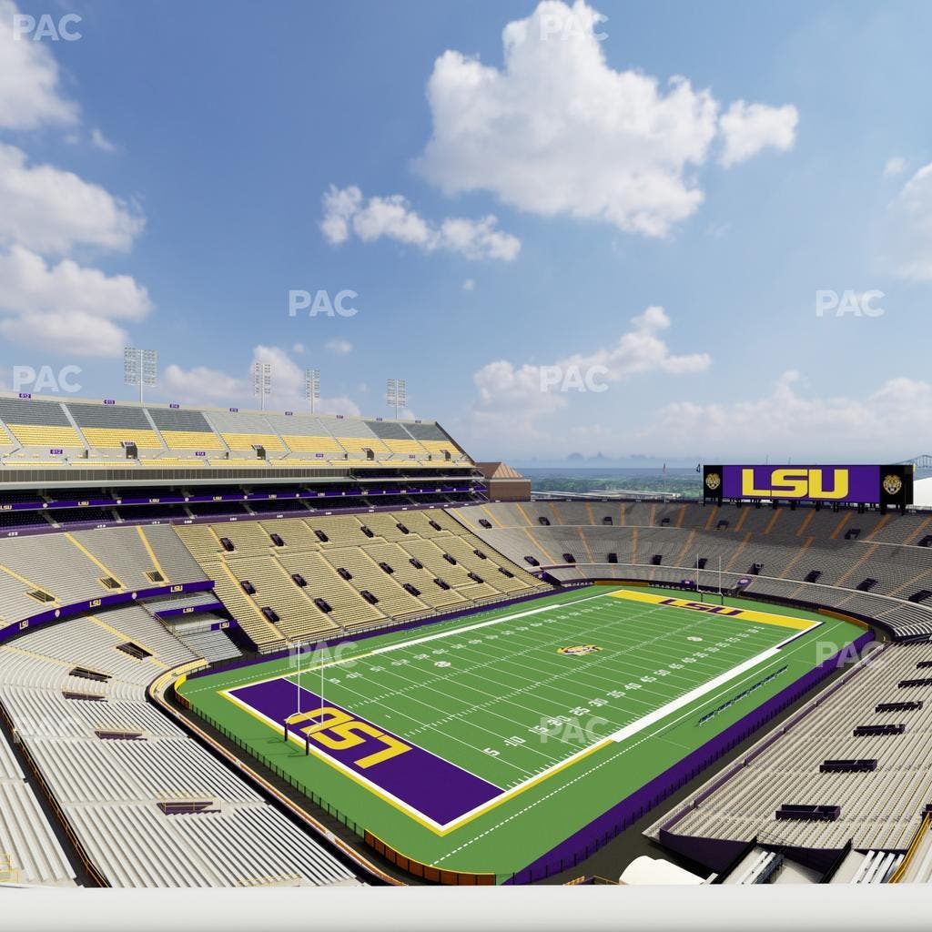 Tiger Stadium - Section Club 550 Seat View
