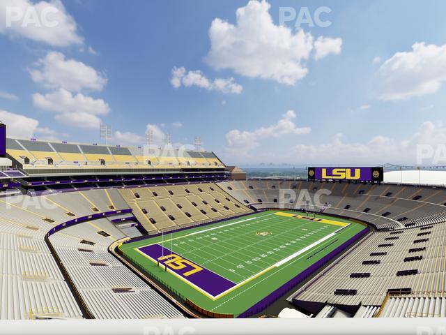 Tiger Stadium - Section Club 550 Seat View