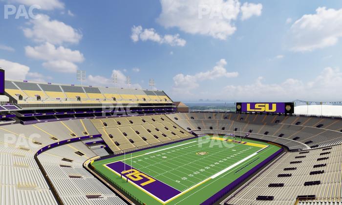 Tiger Stadium - Section Club 550 Seat View