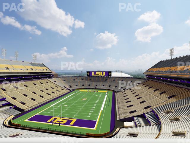 Tiger Stadium - Section Club 554 Seat View