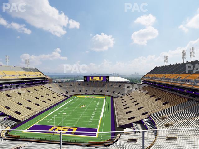 Tiger Stadium - Section Club 555 Seat View