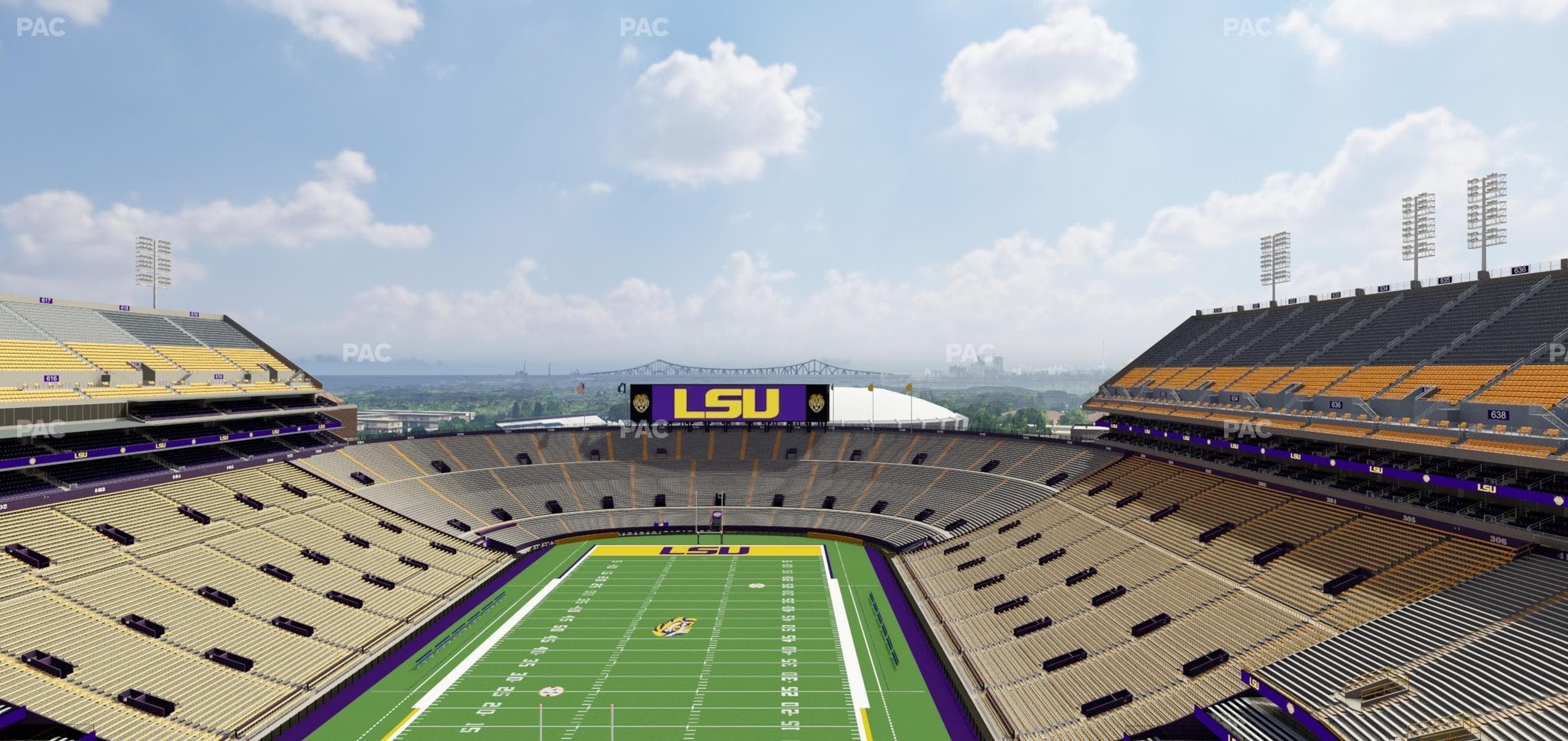 Tiger Stadium - Section Club 557 Seat View