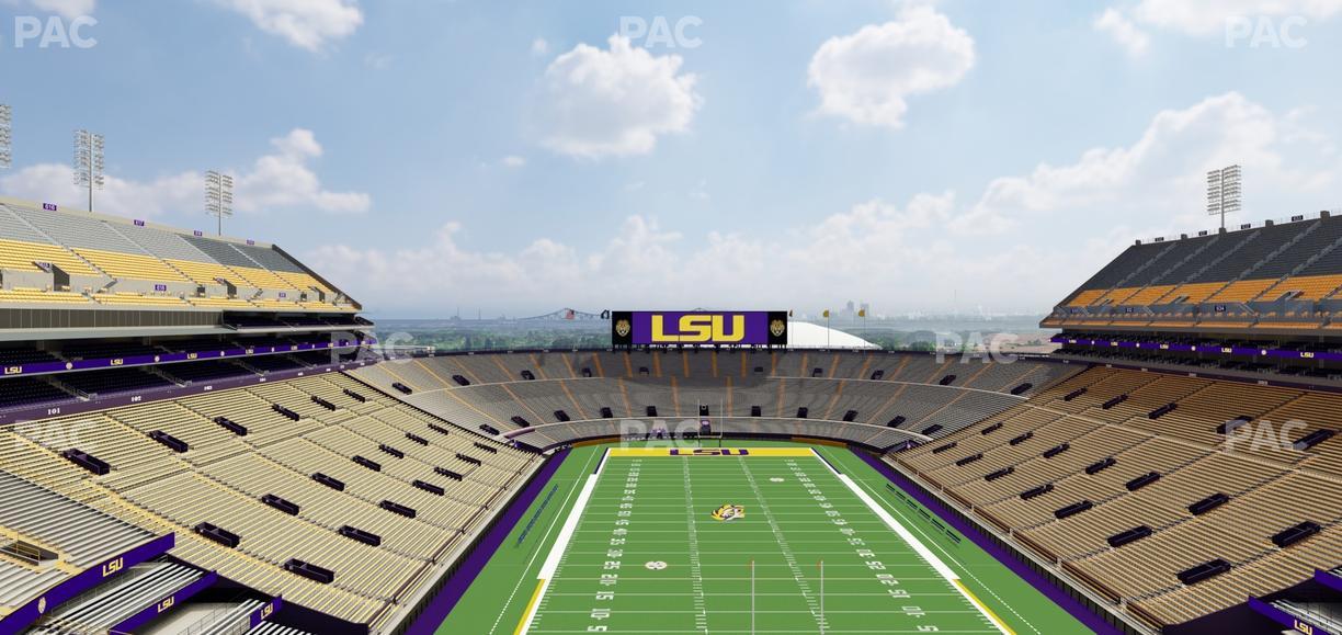 Tiger Stadium - Section Club 560 Seat View