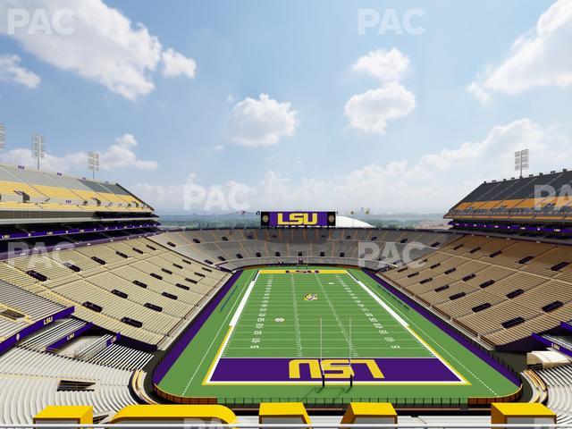 Tiger Stadium - Section Club 560 Seat View