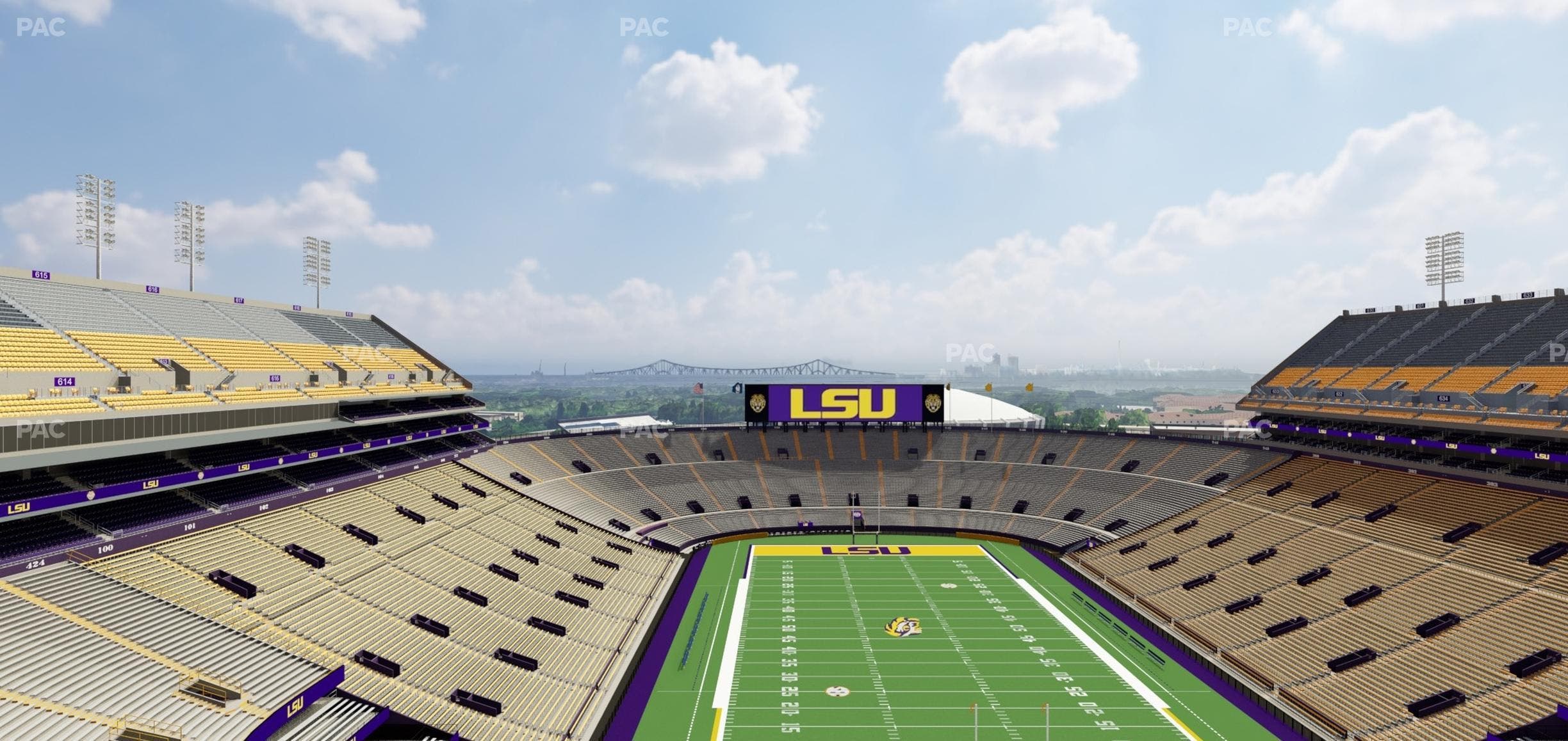 Tiger Stadium - Section Club 561 Seat View