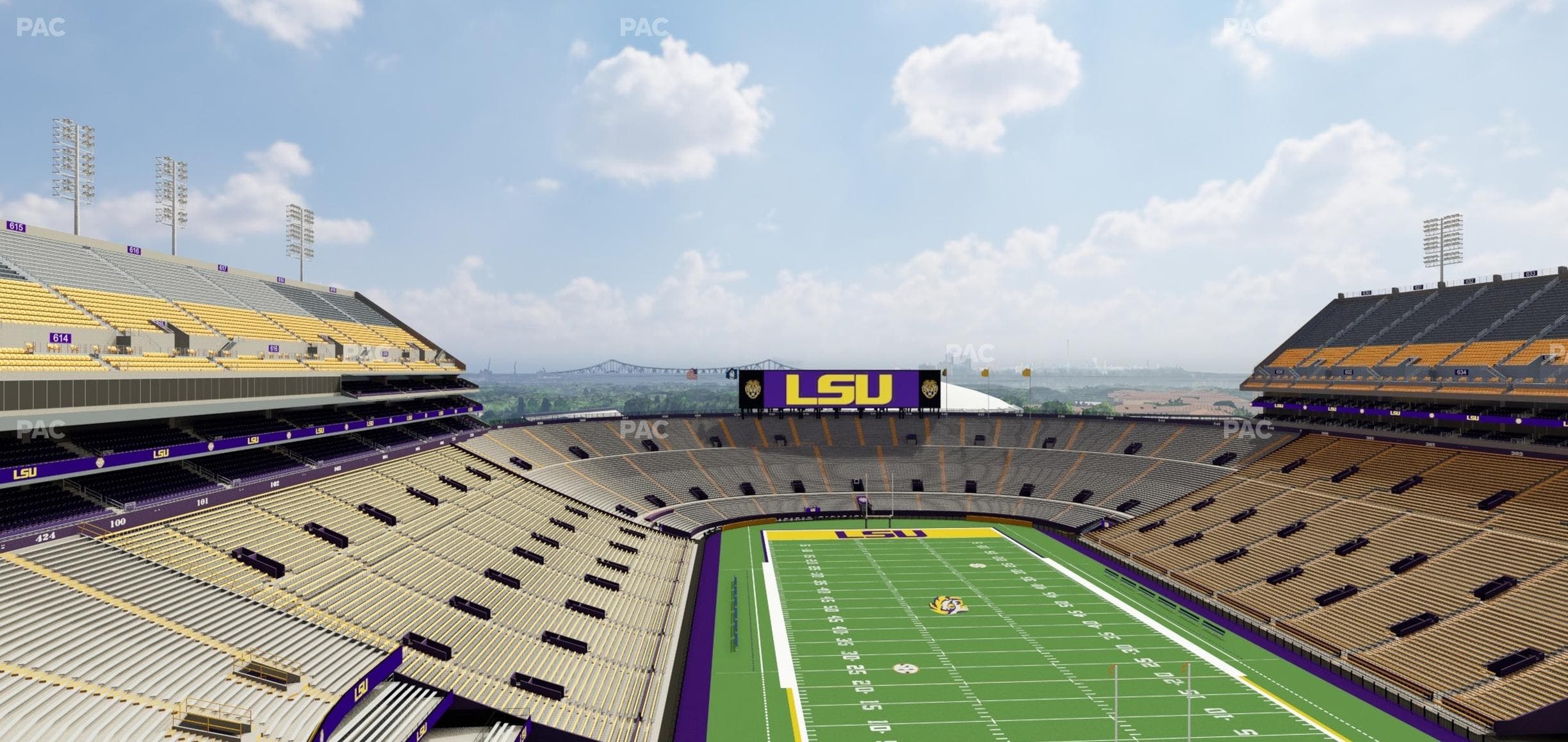 Tiger Stadium - Section Club 562 Seat View