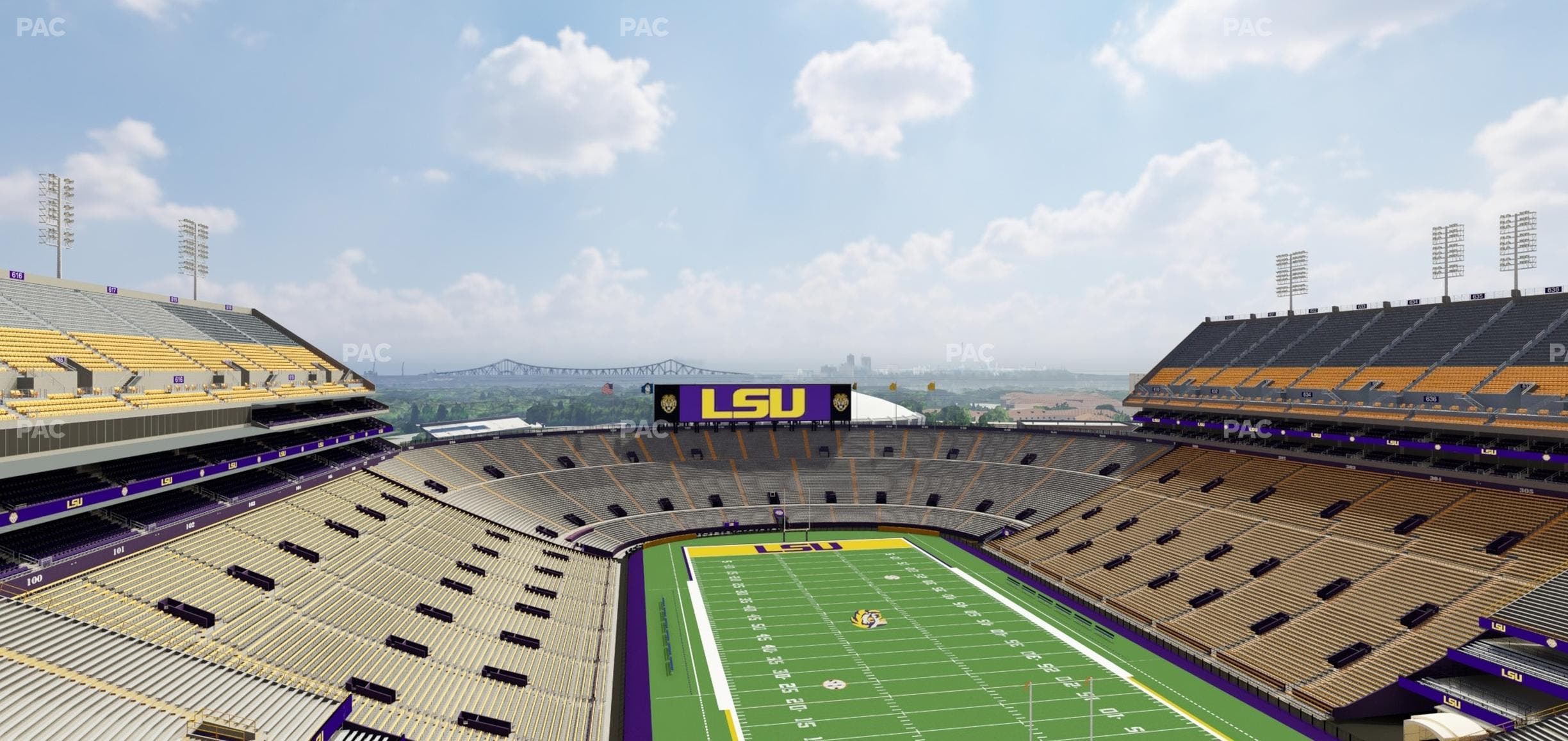 Tiger Stadium - Section Club 563 Seat View