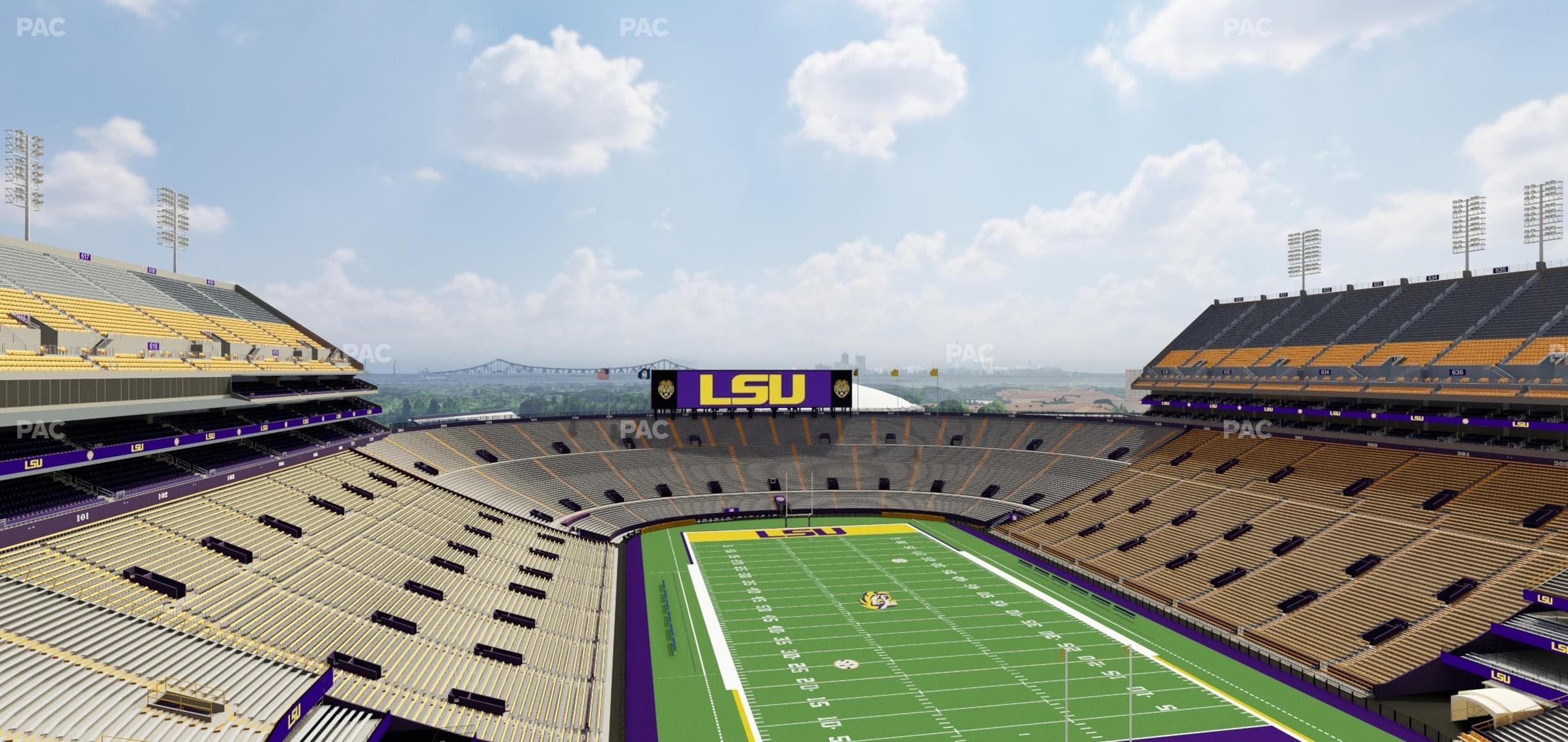 Tiger Stadium - Section Club 564 Seat View