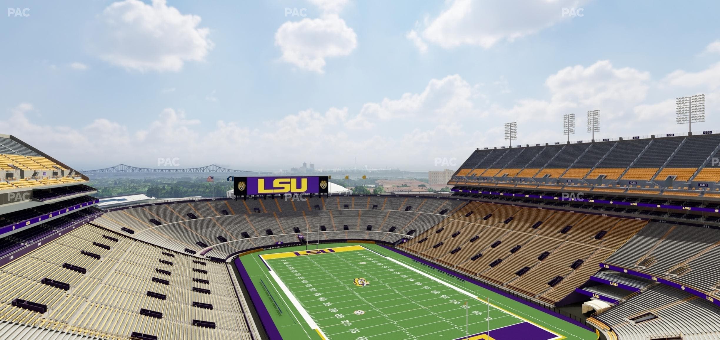 Tiger Stadium - Section Club 565 Seat View