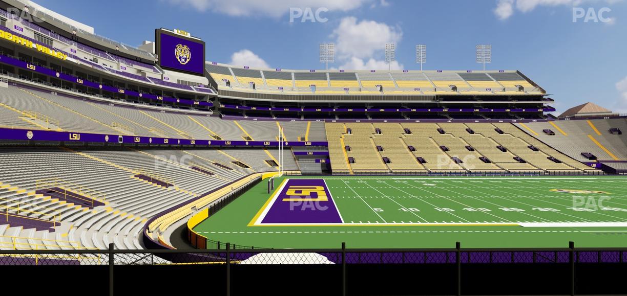 Tiger Stadium - Section East Bleachers 3 Seat View