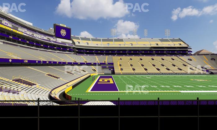 Tiger Stadium - Section East Bleachers 3 Seat View