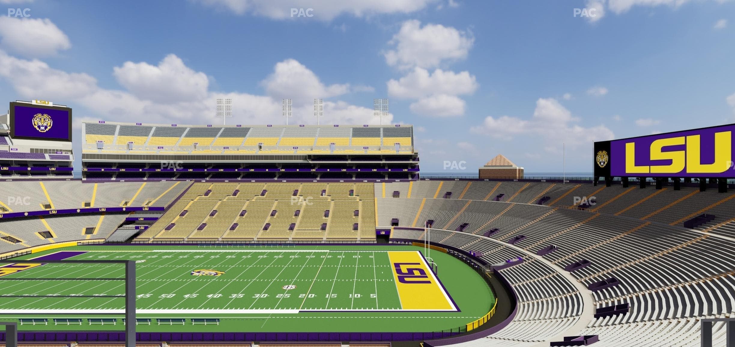 Tiger Stadium - Section Suite 105 Seat View
