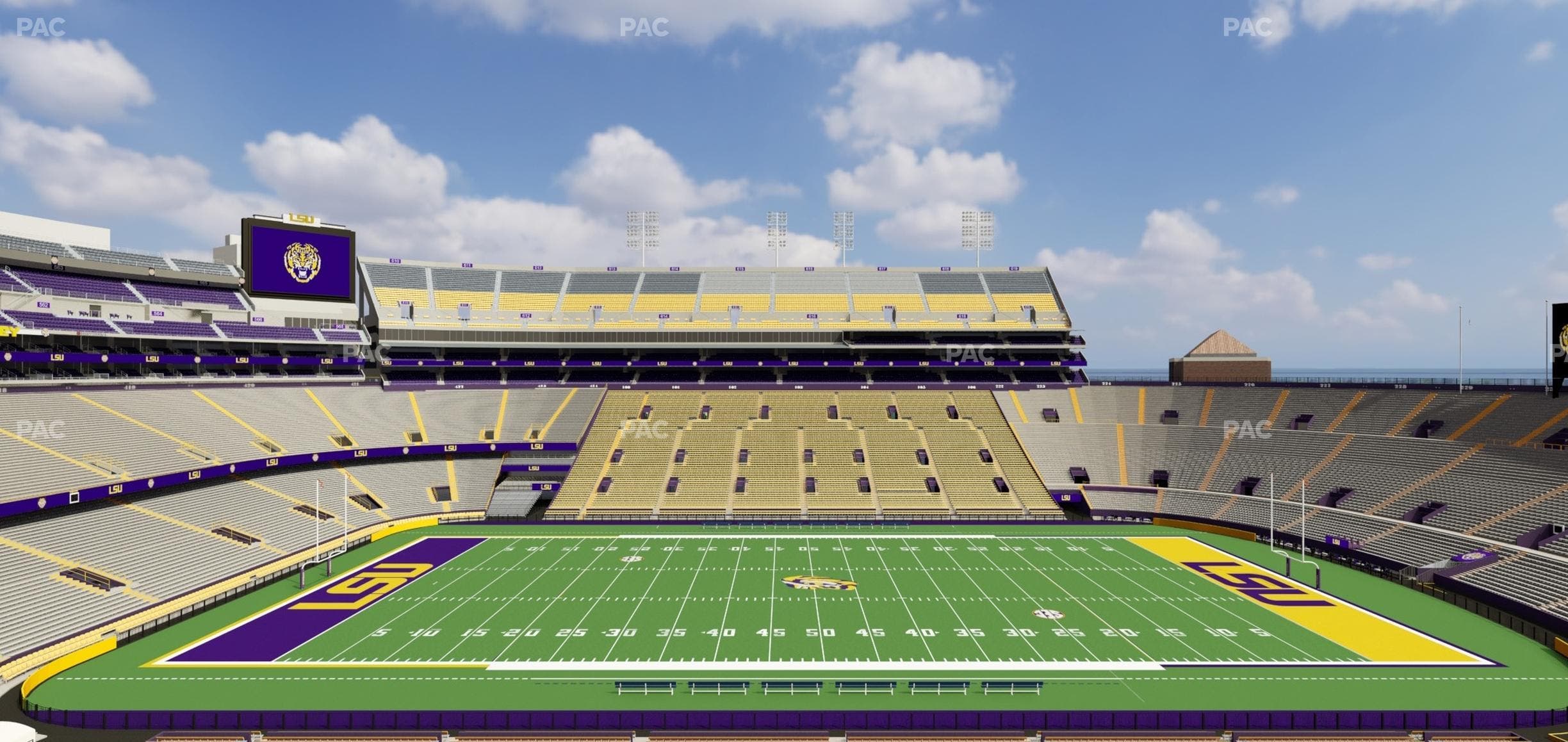 Tiger Stadium - Section Suite 114 Seat View