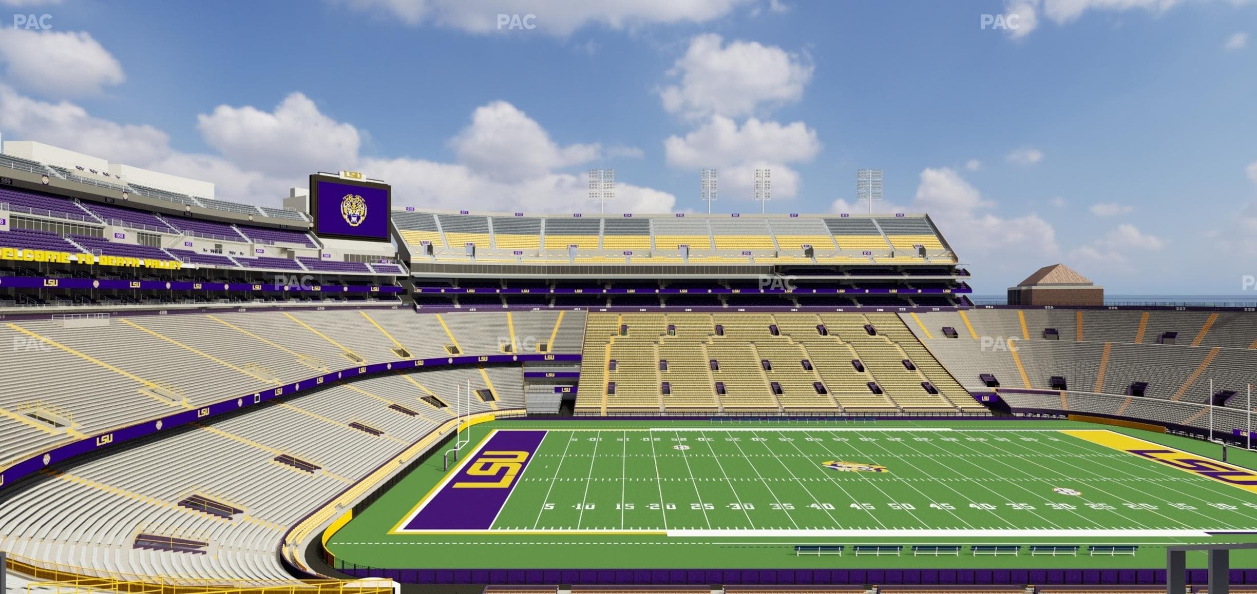 Tiger Stadium - Section Suite 120 Seat View
