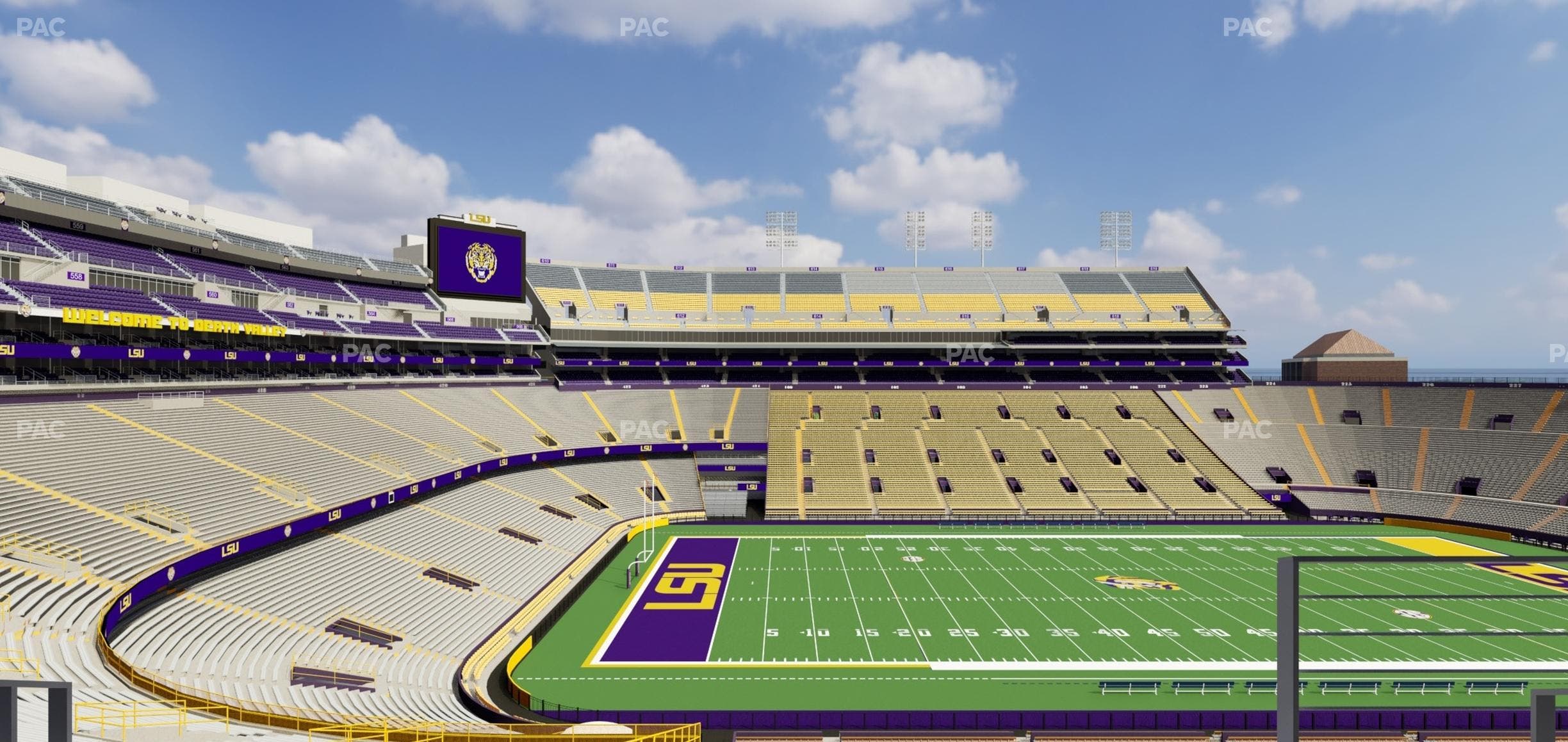 Tiger Stadium - Section Suite 122 Seat View