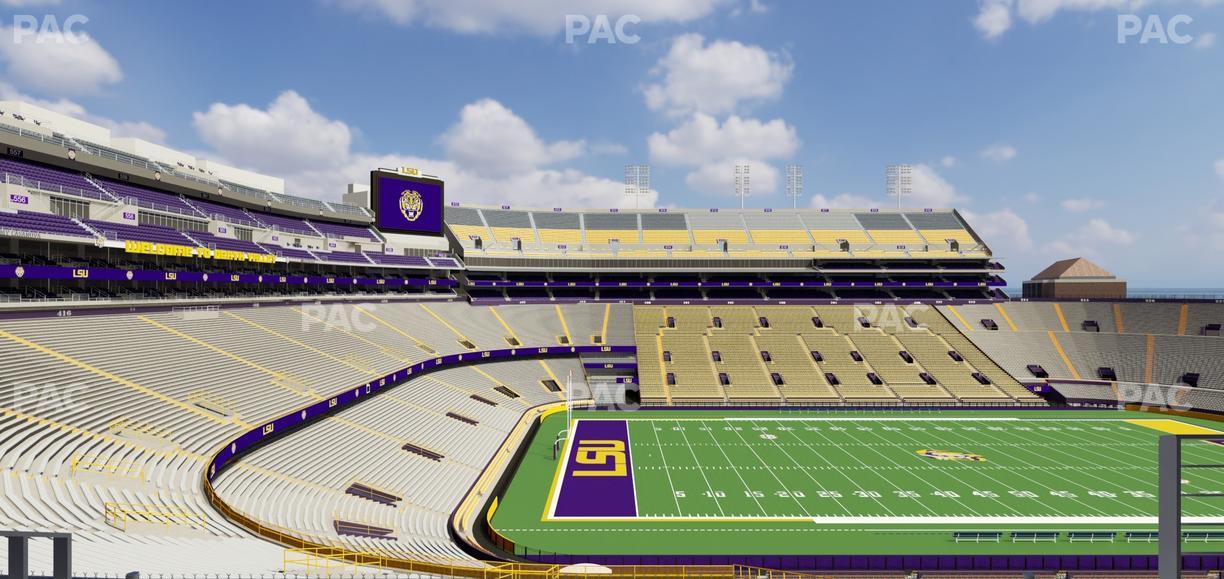 Tiger Stadium - Section Suite 124 Seat View