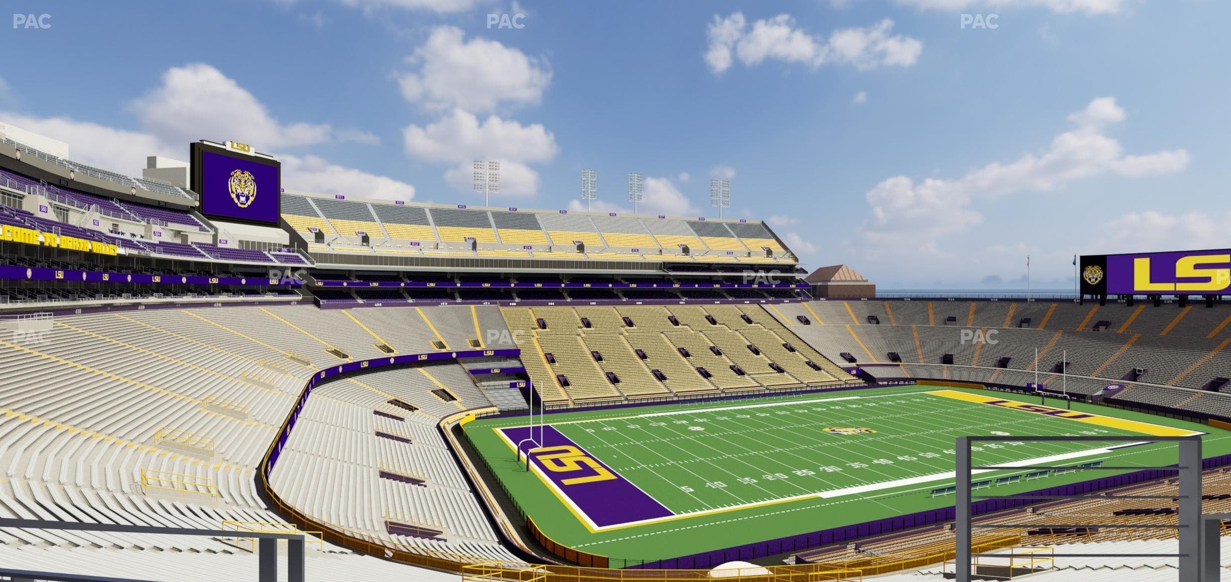 Tiger Stadium - Section Suite 132 Seat View