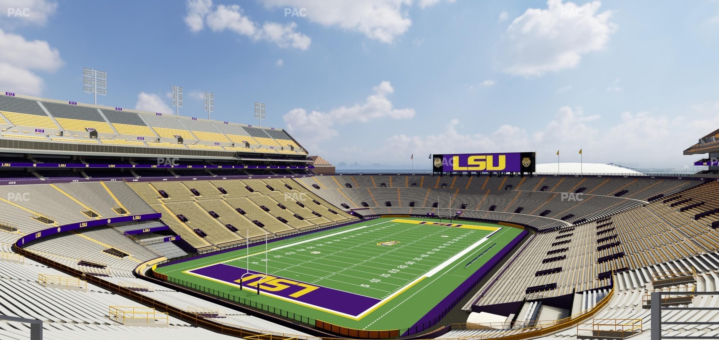 Tiger Stadium - Section Suite 140 Seat View