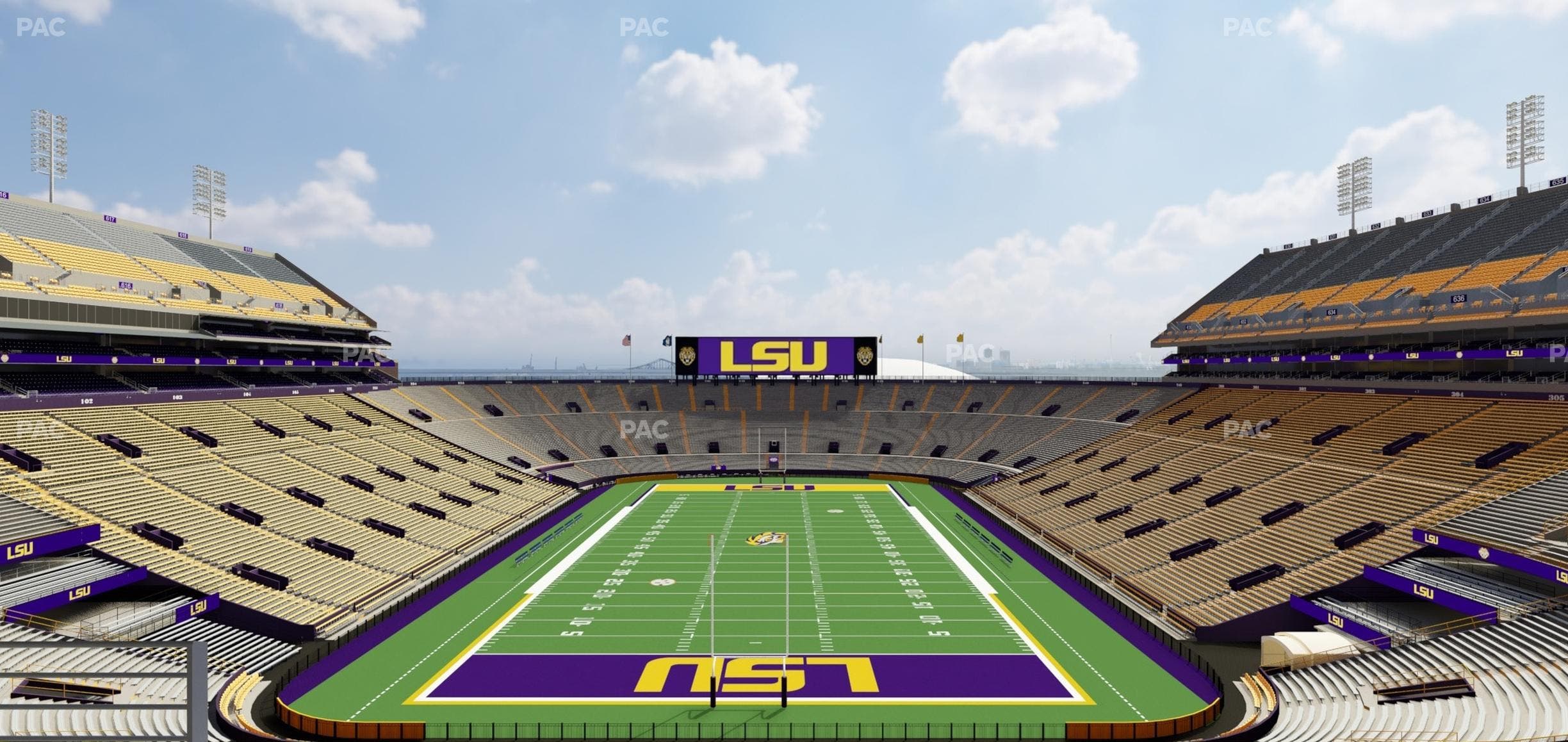 Tiger Stadium - Section Suite 153 Seat View