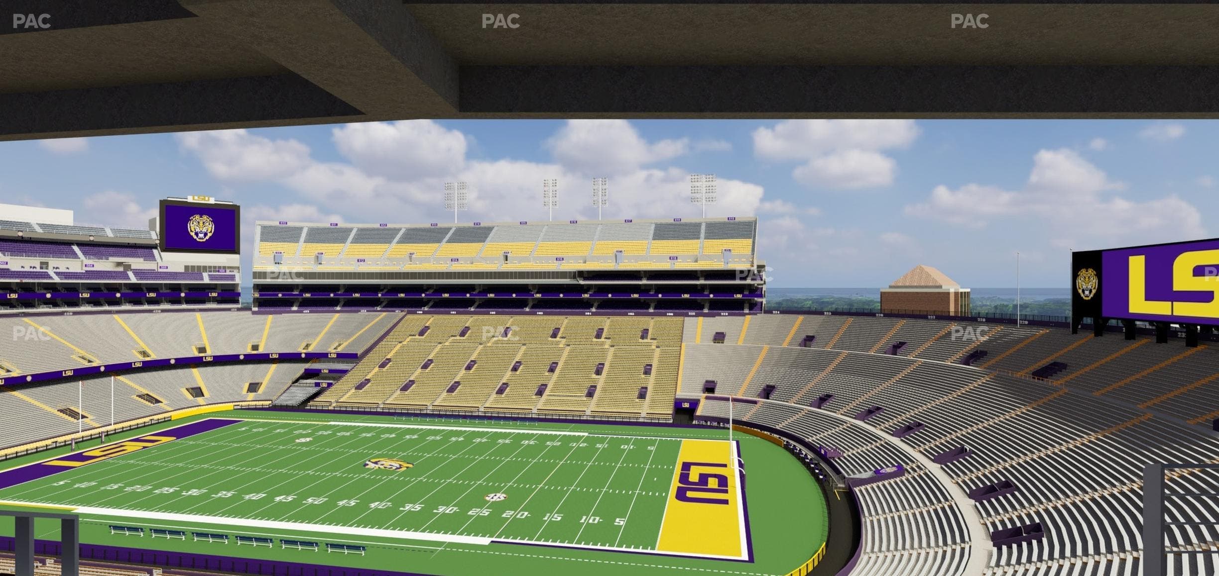 Tiger Stadium - Section Suite 202 Seat View