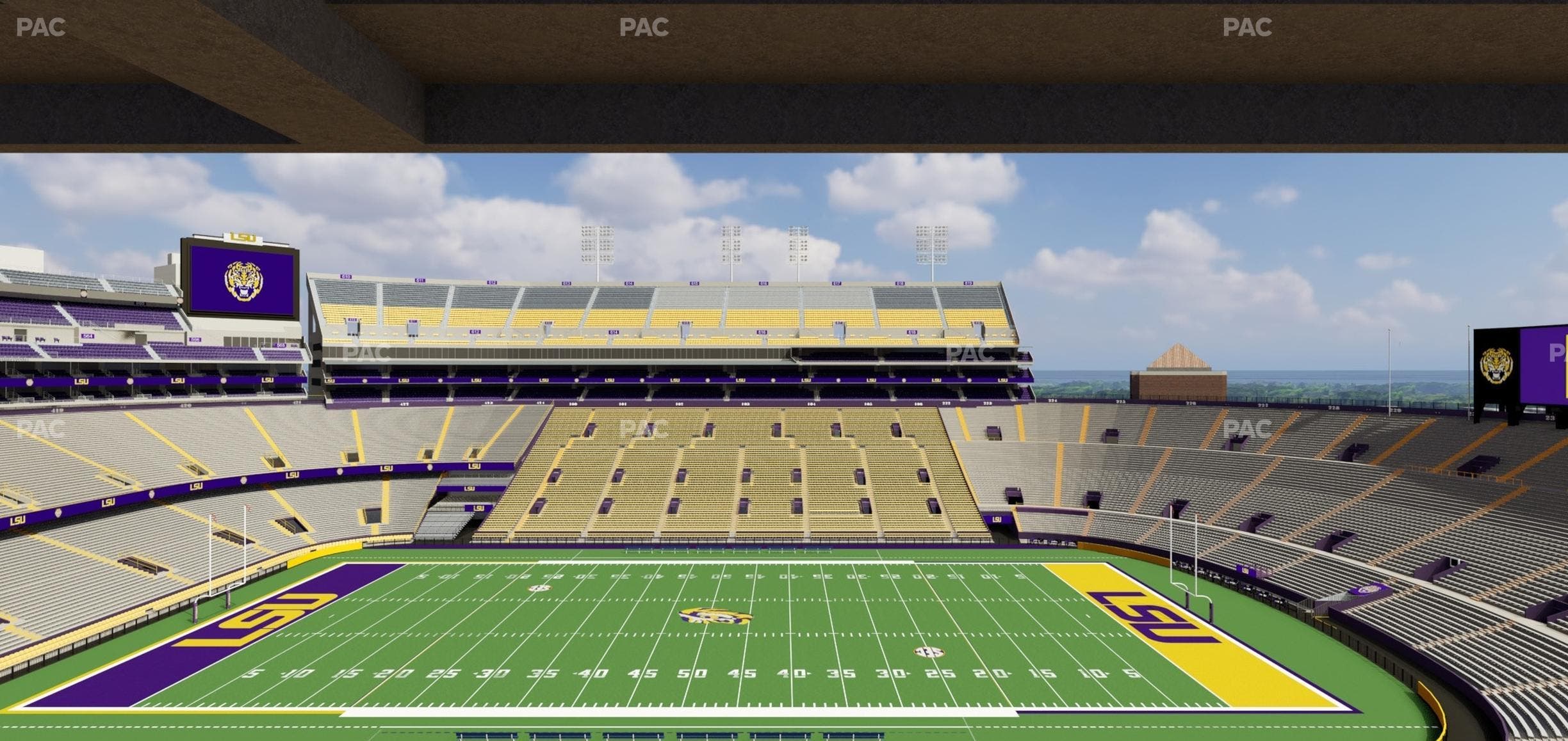 Tiger Stadium - Section Suite 212 Seat View