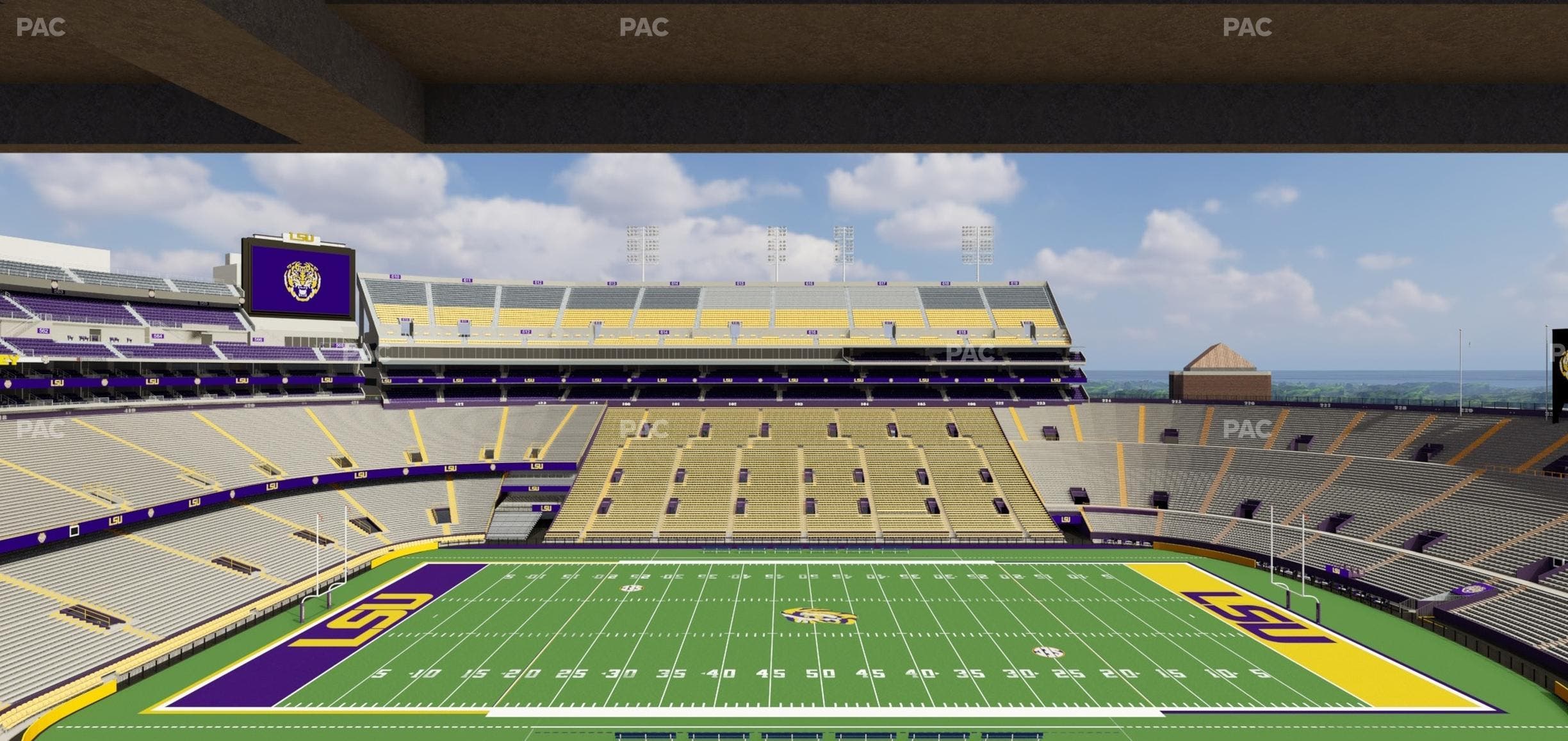 Tiger Stadium - Section Suite 214 Seat View
