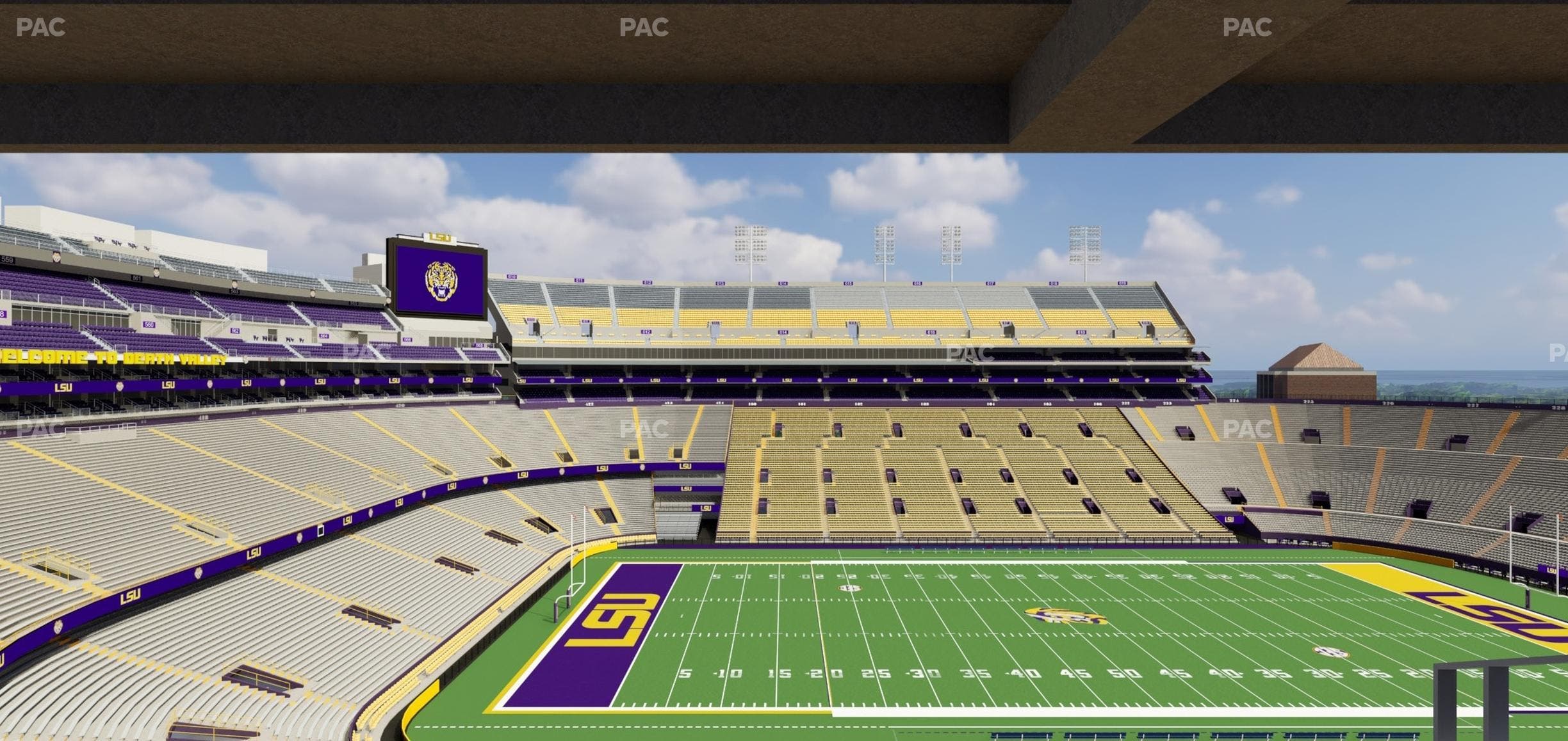 Tiger Stadium - Section Suite 220 Seat View