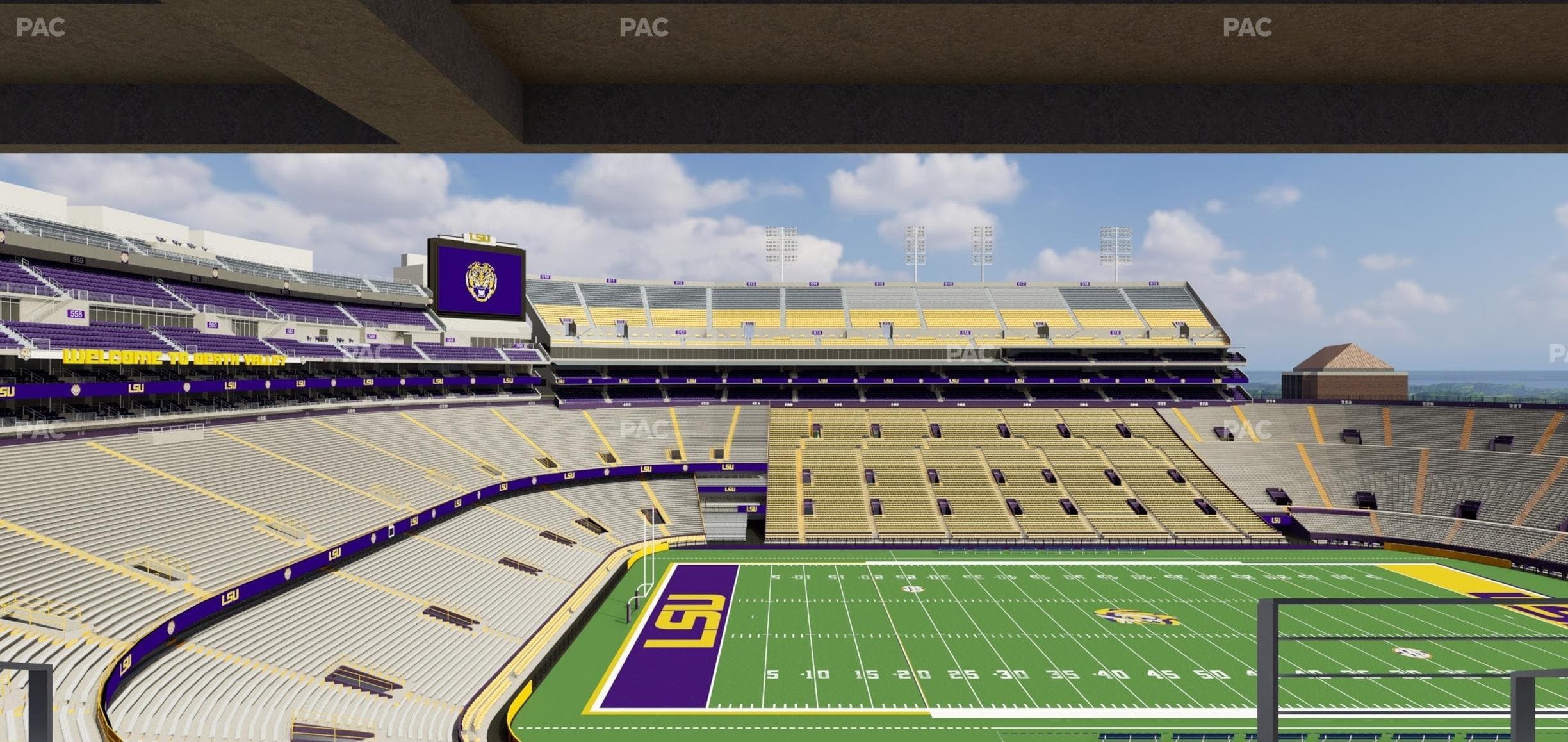 Tiger Stadium - Section Suite 222 Seat View