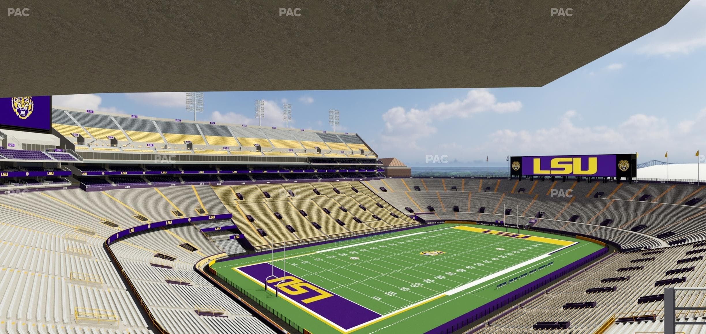 Tiger Stadium - Section Suite 236 Seat View