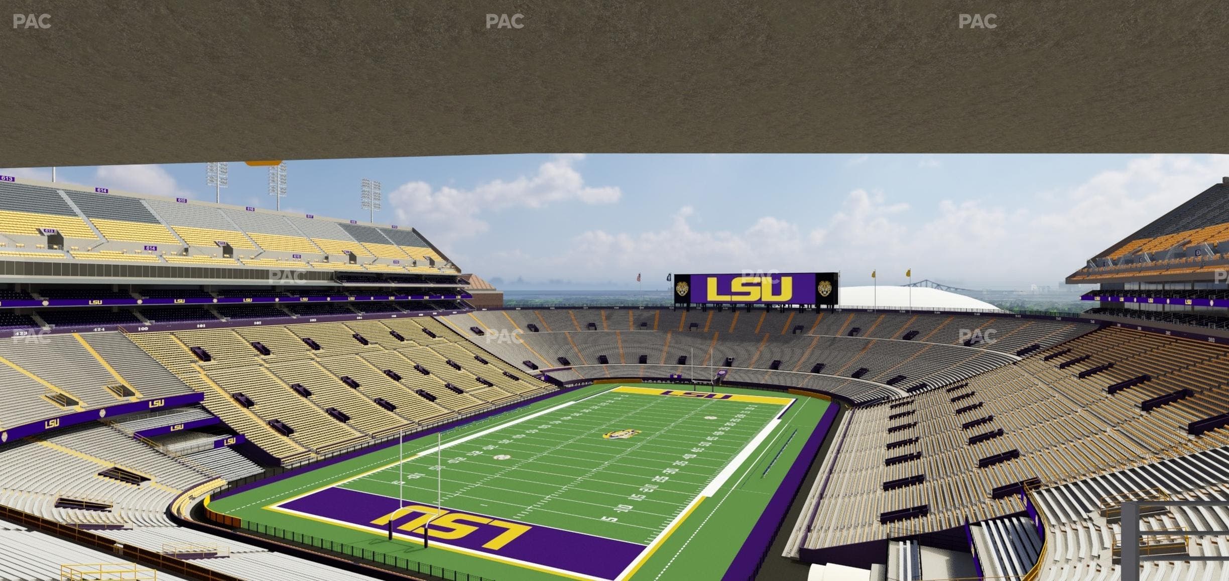 Tiger Stadium - Section Suite 242 Seat View