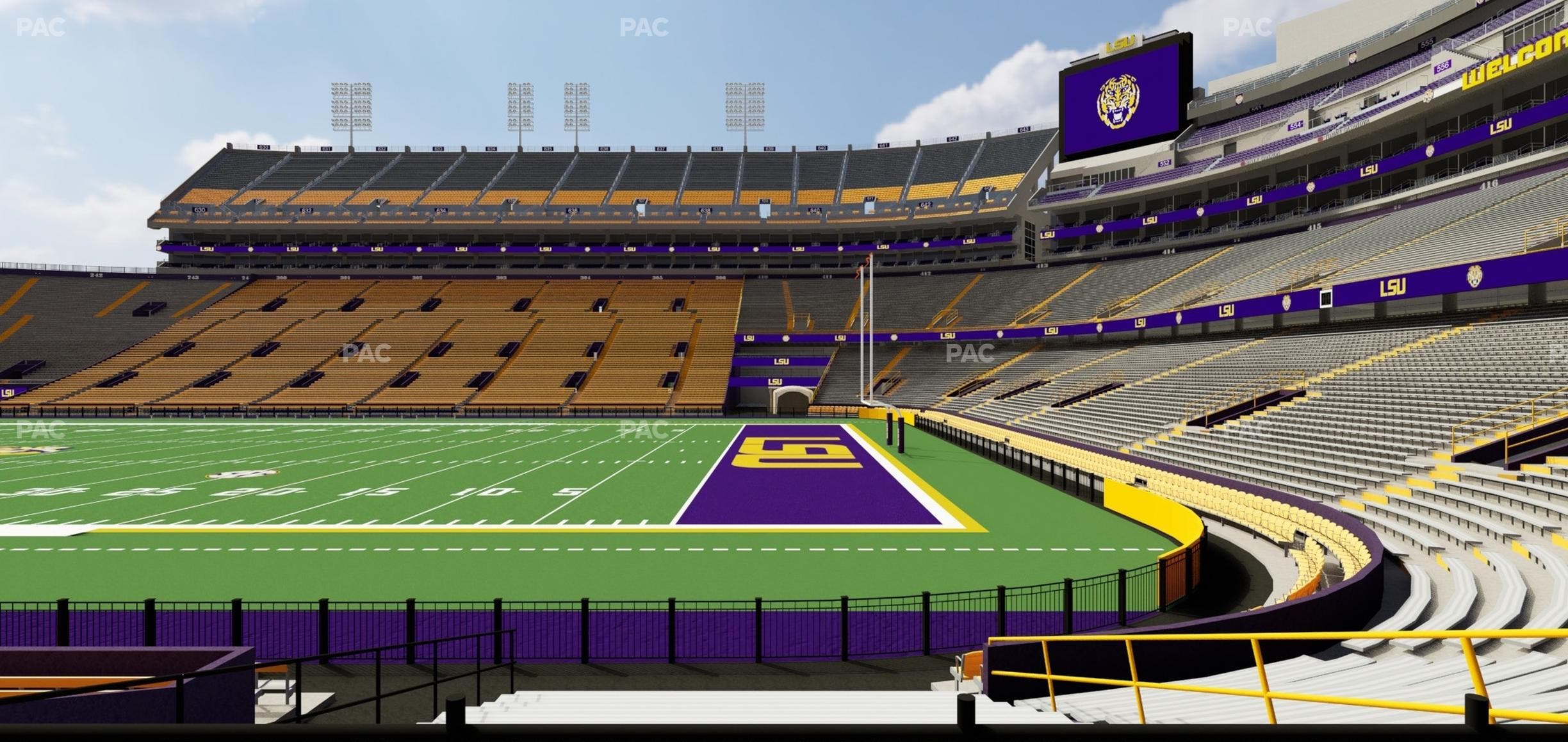 Tiger Stadium - Section West Bleachers 2 Seat View