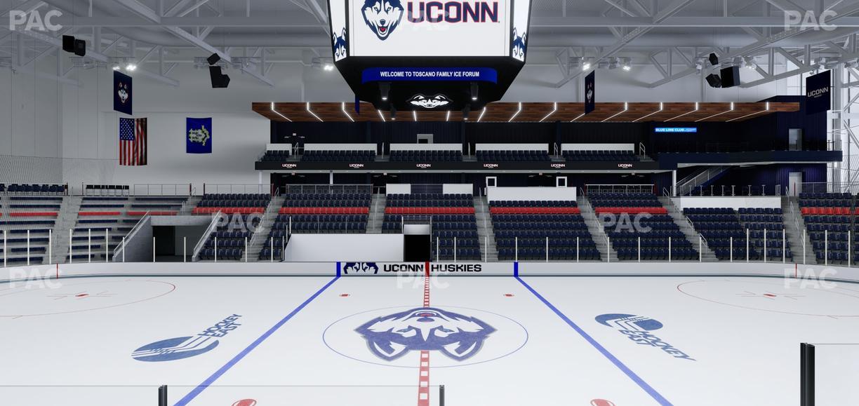 Toscano Family Ice Forum - Section 101 Seat View