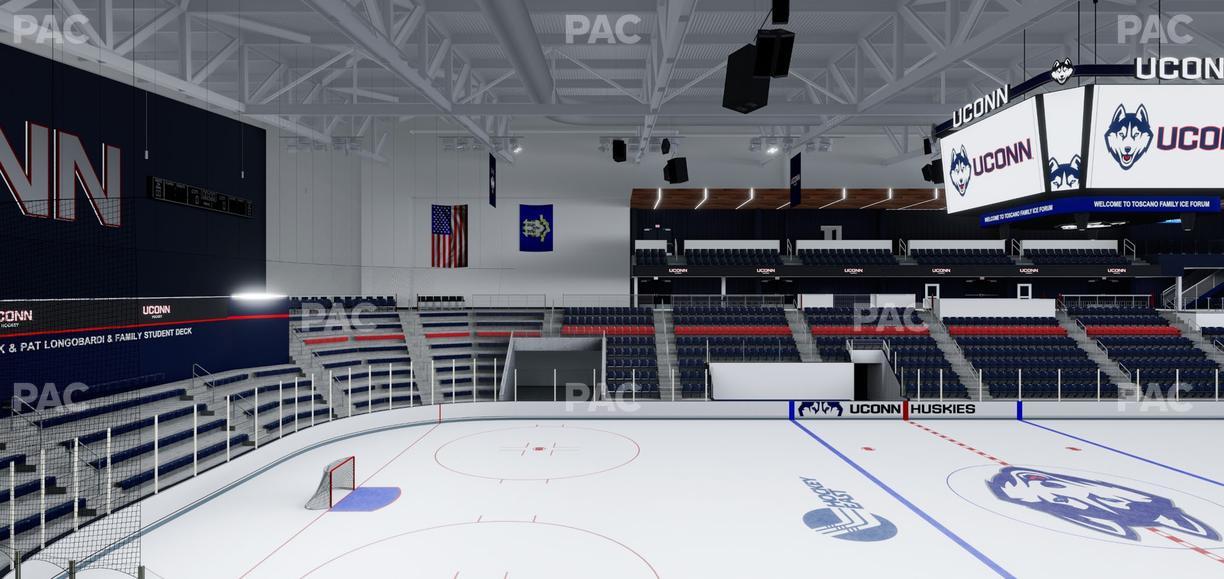 Toscano Family Ice Forum - Section 103 Seat View