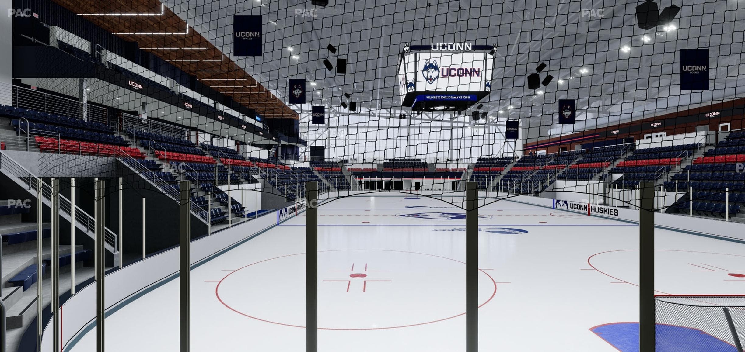 Toscano Family Ice Forum - Section 108 Seat View
