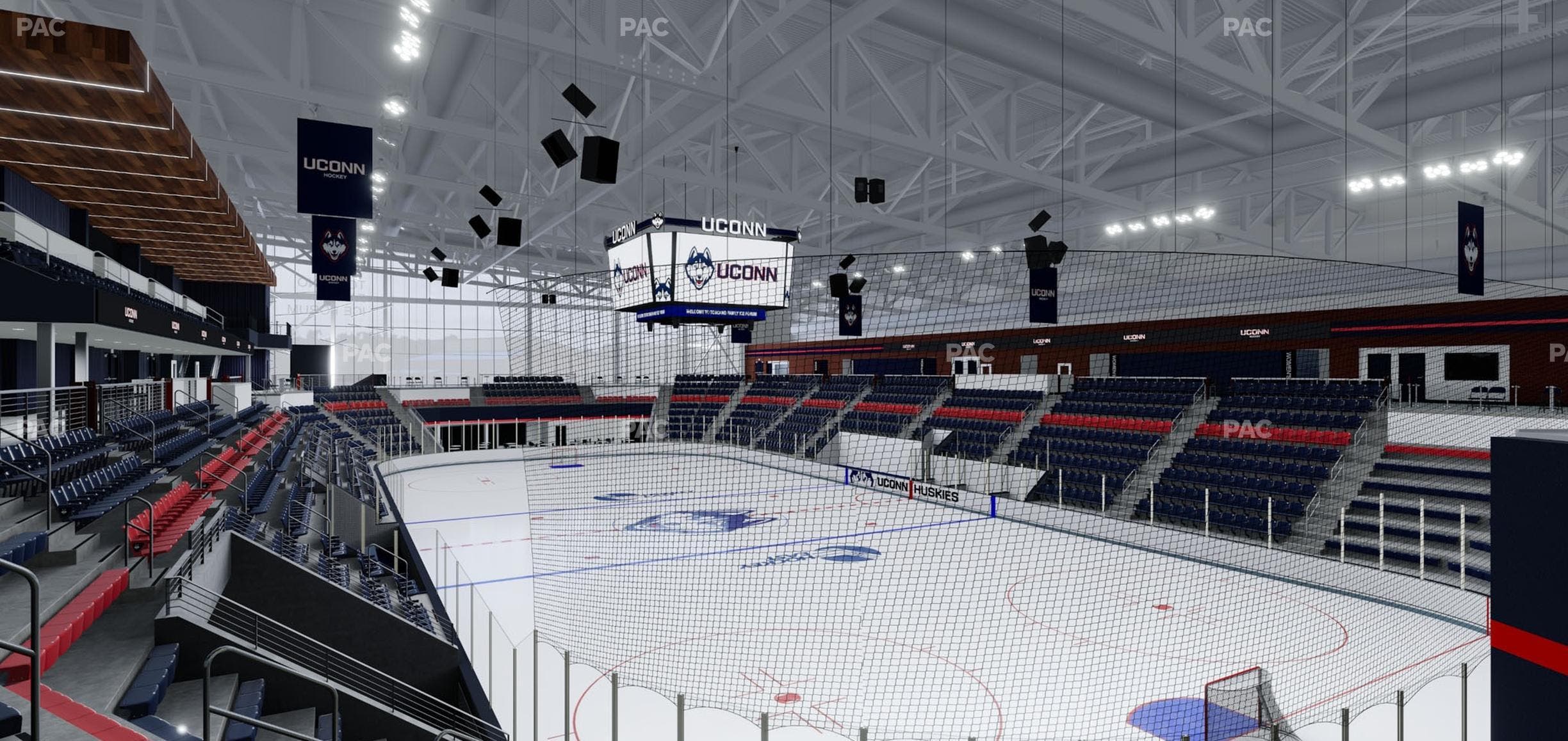 Toscano Family Ice Forum - Section 109 Seat View