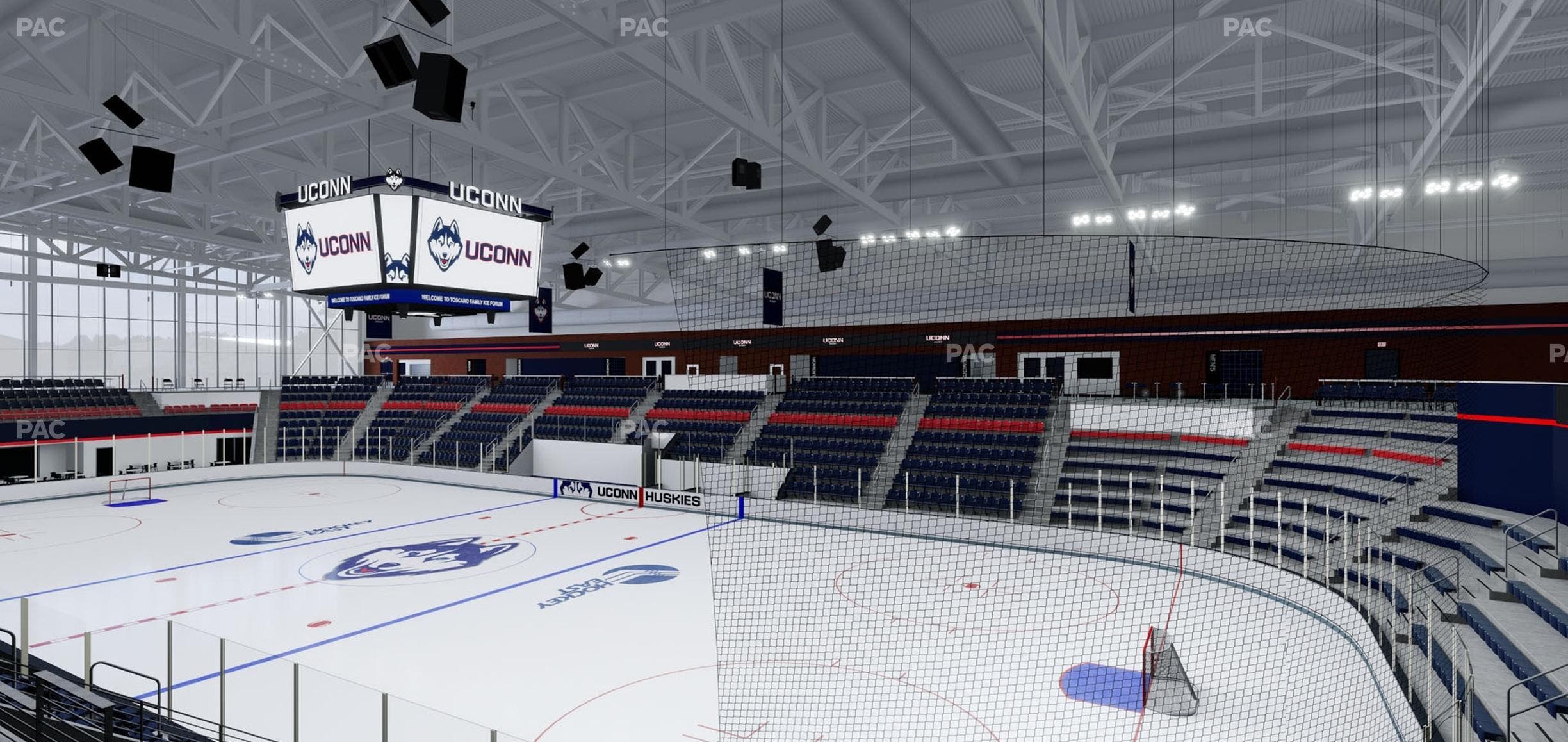 Toscano Family Ice Forum - Section 110 Seat View