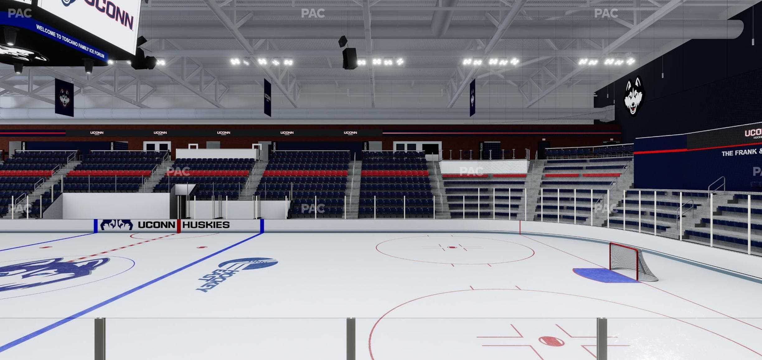 Toscano Family Ice Forum - Section 111 Seat View