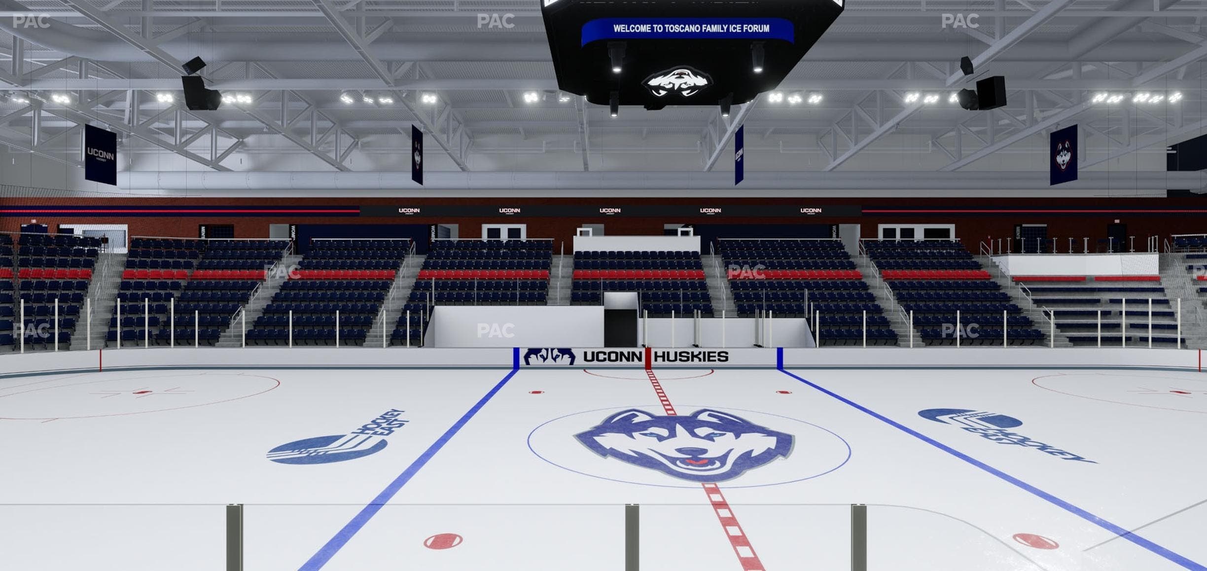 Toscano Family Ice Forum - Section 113 Seat View