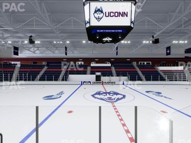 Toscano Family Ice Forum - Section 113 Seat View
