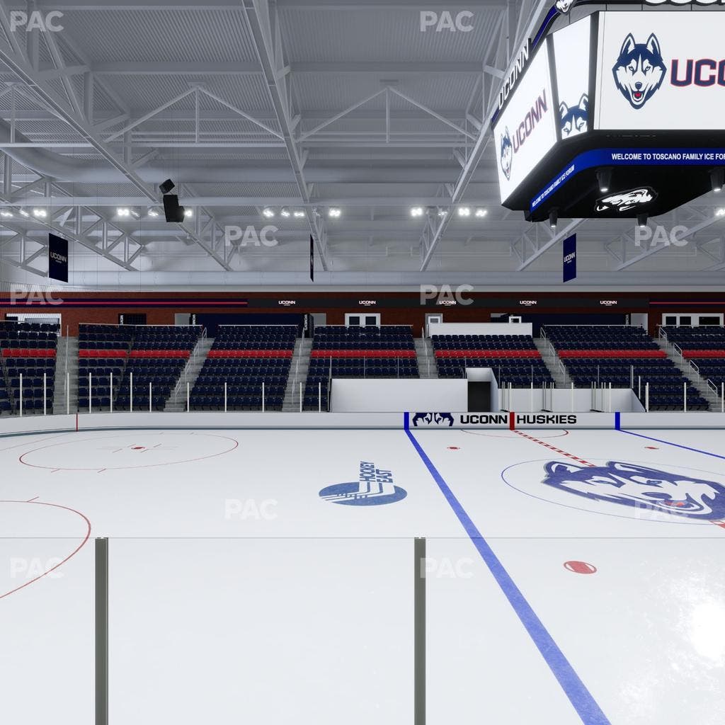 Toscano Family Ice Forum - Section 114 Seat View