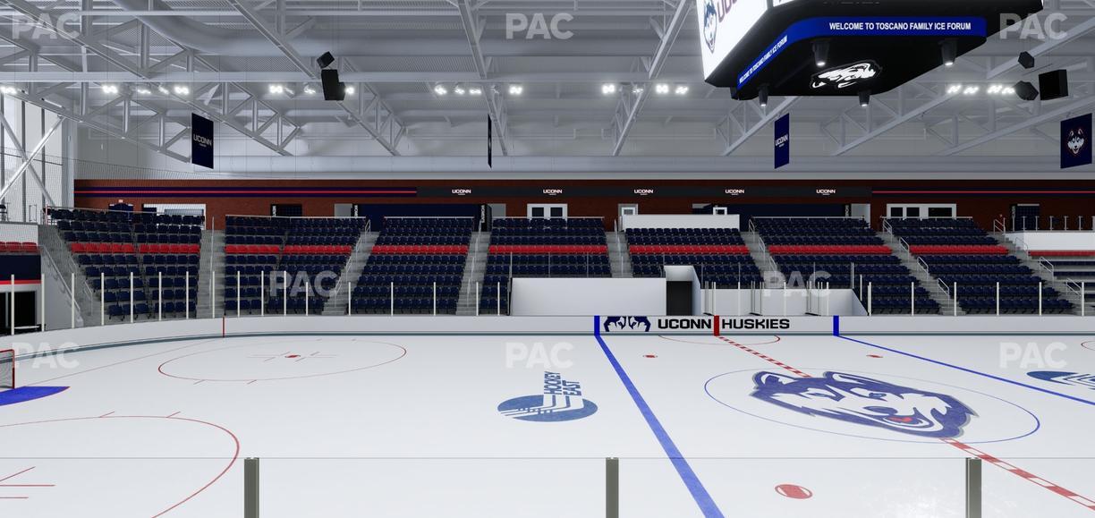 Toscano Family Ice Forum - Section 114 Seat View