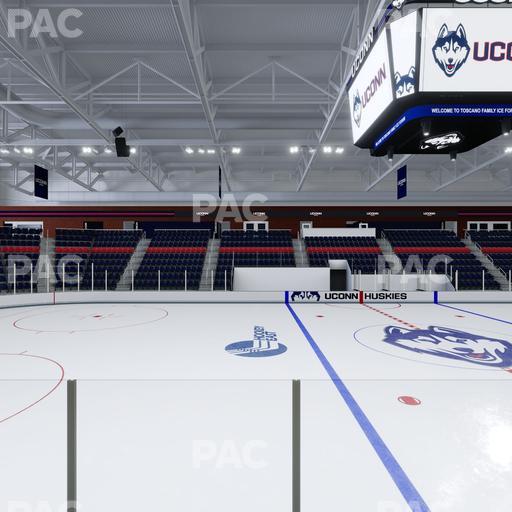 Toscano Family Ice Forum - Section 114 Seat View