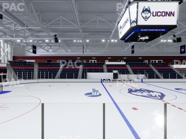 Toscano Family Ice Forum - Section 114 Seat View