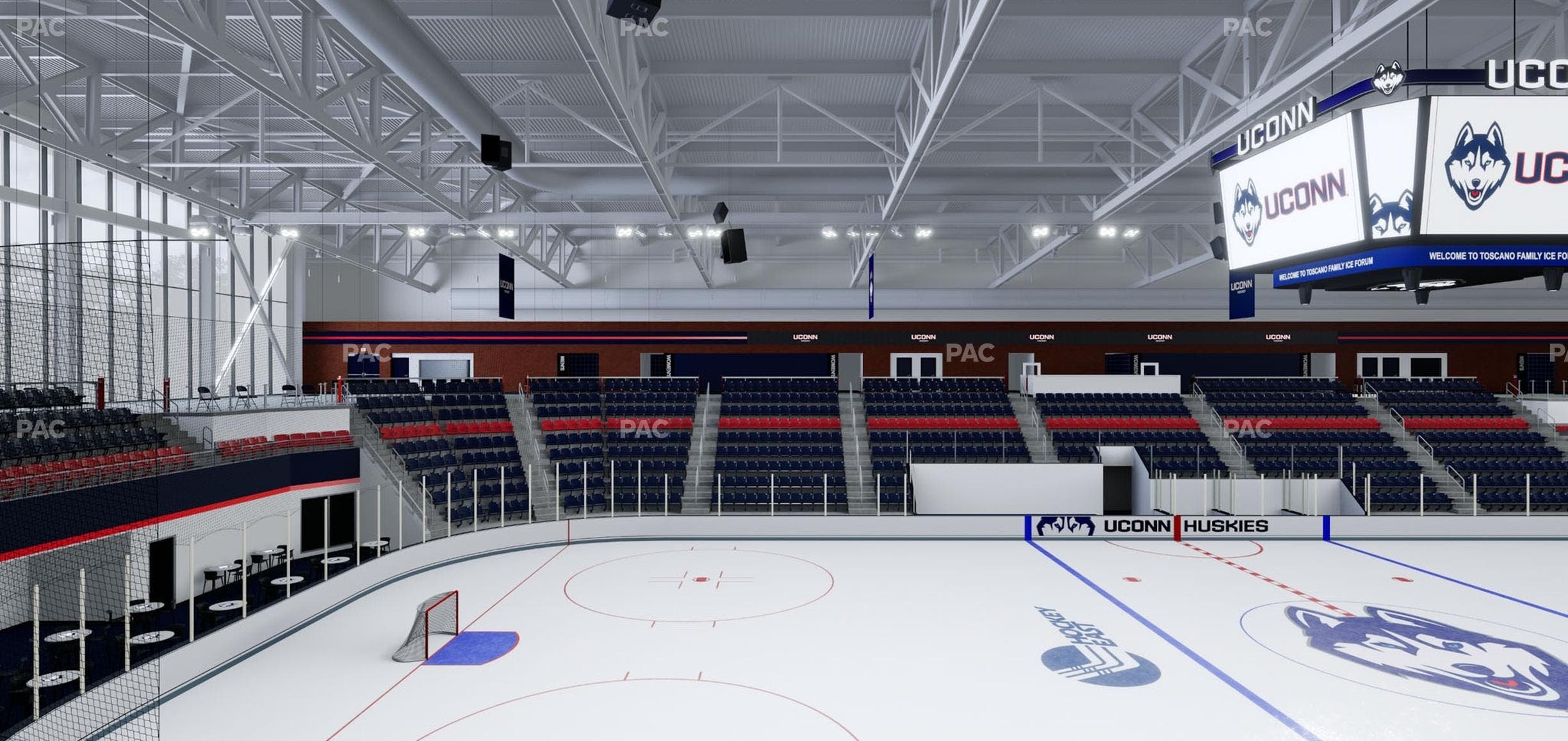 Toscano Family Ice Forum - Section 115 Seat View