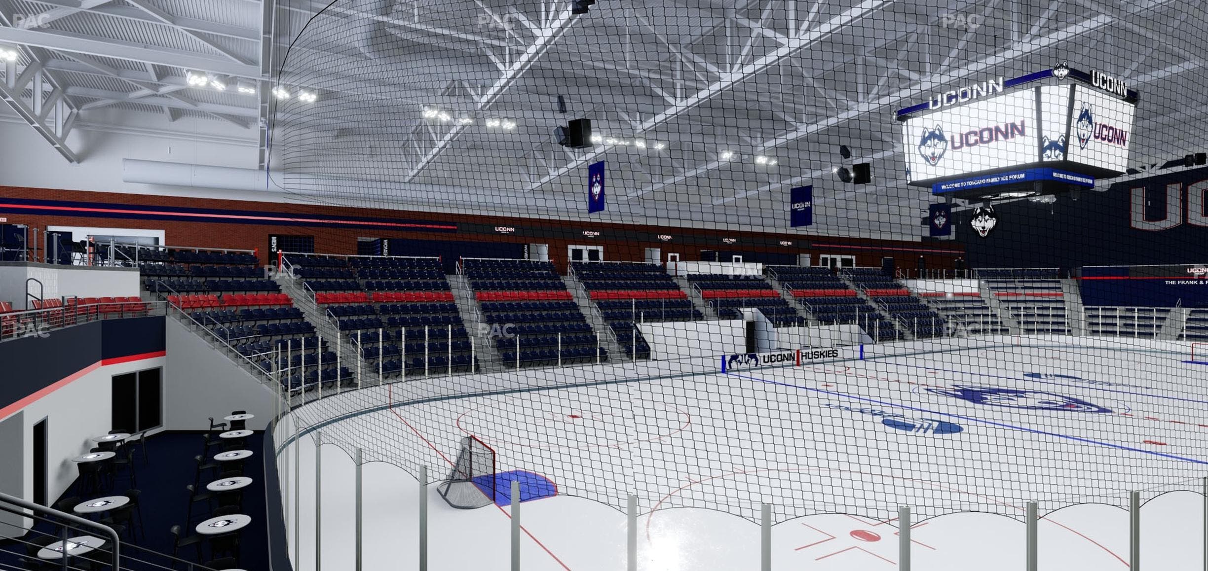 Toscano Family Ice Forum - Section 117 Seat View