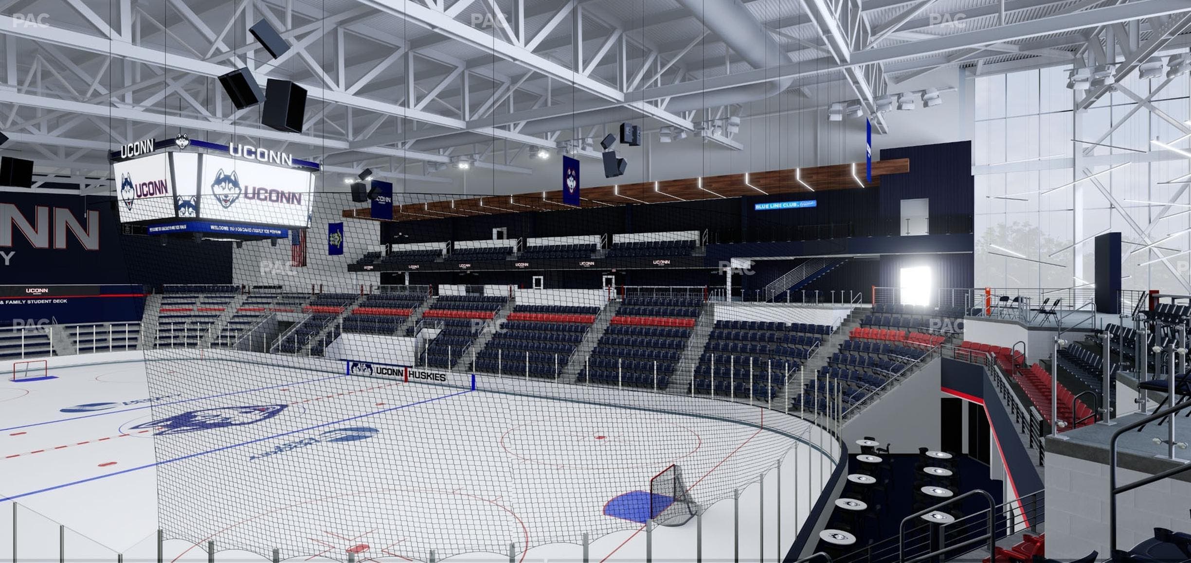 Toscano Family Ice Forum - Section 121 Seat View