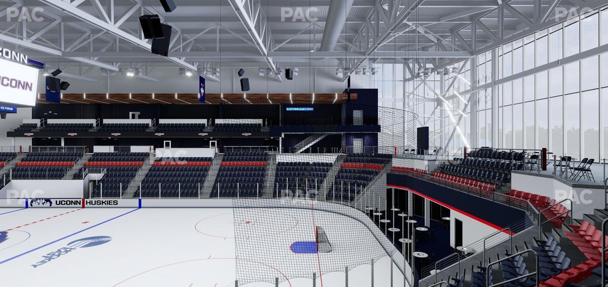 Toscano Family Ice Forum - Section 122 Seat View