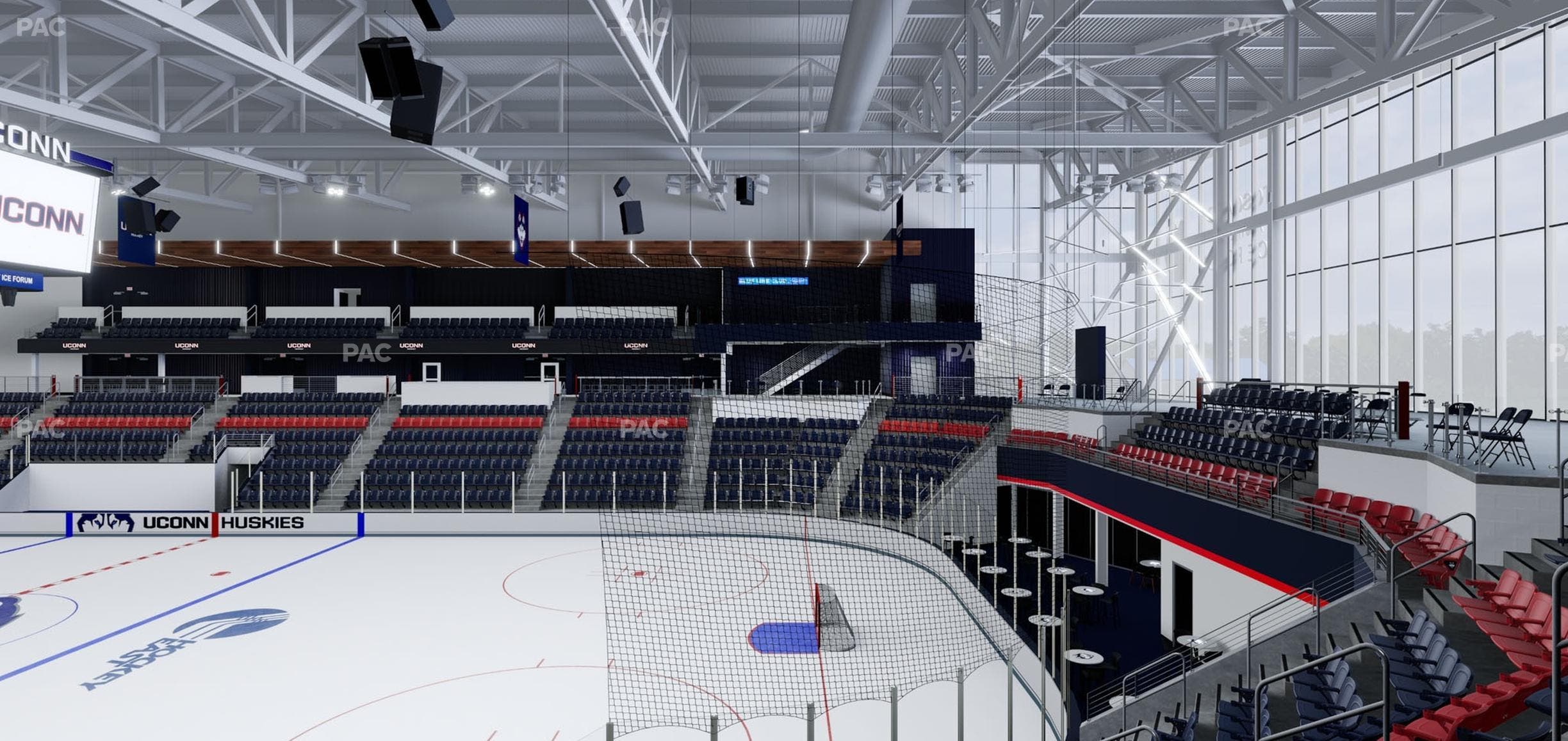 Toscano Family Ice Forum - Section 122 Seat View
