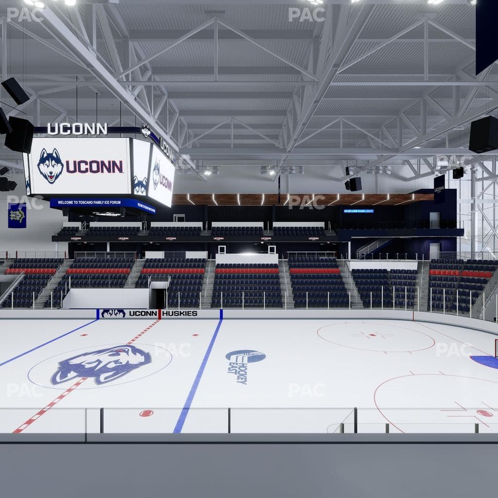 Toscano Family Ice Forum - Section 124 Seat View