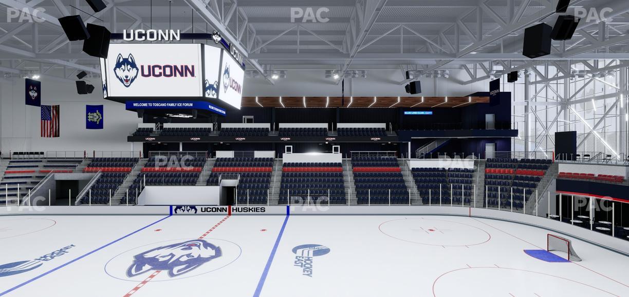 Toscano Family Ice Forum - Section 124 Seat View